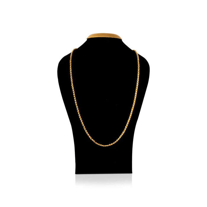 Chain - 14.5 Inches | Gold Polish Chain/ Jewellery for Women