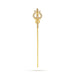 Trishul - 3.25 Inches | Stone Astras / Metal Shivan Trishul / Soolam / Durga Maa Trishul for Pooja - Deity Accessories