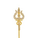 Trishul - 3.25 Inches | Stone Astras / Metal Shivan Trishul / Soolam / Durga Maa Trishul for Pooja - Deity Accessories