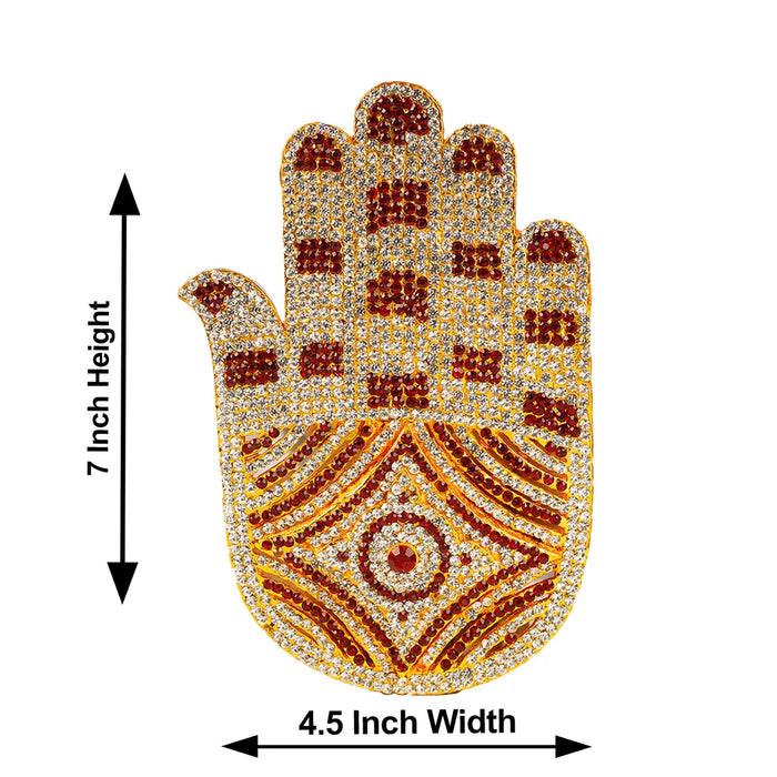 Lakshmi Hand Set - 7 Inches | Amman Hand/ Stone Hastham for Deity - Neck & Body Accessories