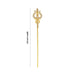 Shivan Soolam - 12.5 Inches | Metal Astras / Stone Trishul / Durga Maa Soolam / Trishul for Pooja - Deity Accessories