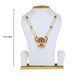 Moti Mala - 7 Inches| 4 Line Mala with Stone Locket/ Jewellery for Deity - Neck & Body Accessories