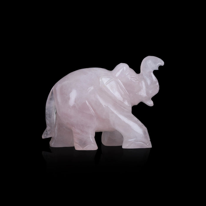 Elephant Statue - 2 x 2.5 Inches | Semi Precious Stone Elephant / Elephant Idol for Home Decor
