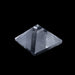 Sphatik Pyramid - 0.75 x 1 Inch | Spatik Stone Pyramid / Pyramid Stone for Pooja - Maha Meru & Yantra