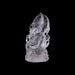 Ganesha sitting On Base Murti- 4.5 x 2.5 Inches | Spatik Idol / Ganapathi Statue Decor for Home & Pooja - Sphatik & Semi Precious Stone Murties