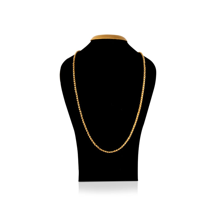 Gold Polish Chain - 12 Inches | Artificial Jewellery/ Gold Polish Jewellery for Women