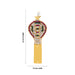 Stone Nagam - 4.5 x 1.5 Inches | Multicolour Stone Snake / Naag Devta for Pooja, Spiritual Decor - Deity Accessories