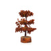 Rudraksh Beads Gem Tree With Base - 13 x 8 Inches | 1000 Beads Vastu Tree/ Feng Shui Tree for Table Decor - Table Stand Accessories