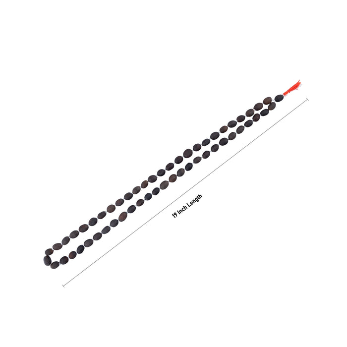 Kamal Gatta Mala with Thread - 19 Inches | 54 Beads Lotus Seeds Mala/ Lotus Mala for Men and Women - Lotus Mala, Pendant, Bracelet