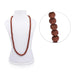 Rudraksha Mala - 15 Inches | 7.5 mm/ 108 Beads Ruthratcham Malai/ Rudraksha Mala Beads for Meditation - Rudraksha Mala, Pendant, Bracelet
