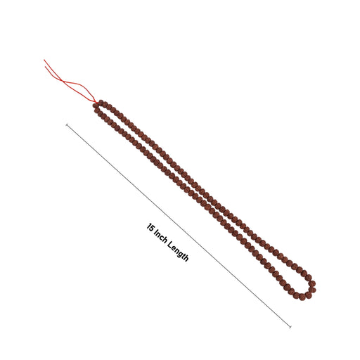 Rudraksha Mala - 15 Inches | 7.5 mm/ 108 Beads Ruthratcham Malai/ Rudraksha Mala Beads for Meditation - Rudraksha Mala, Pendant, Bracelet