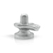 Mercury Shiv Ling Murti- 3 x 3.25 Inches | Shiva Lingam Statue / Shivling Statue For Pooja & Spiritual Worship - Sphatik & Semi Precious Stone Murties