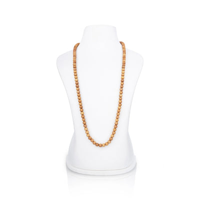 Chandan Mala - 15 Inches | 6mm To 8mm/ Sandalwood Mala/ Sandalwood Mala Beads for Meditation
