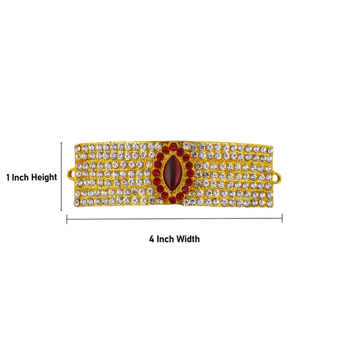 Vibuthi Pattai  - 1 x 4 Inches |  Vibhuti Stone/ Shiva Vibuthi/ Tripundra Tilak for Deity - Head & Face Accessories