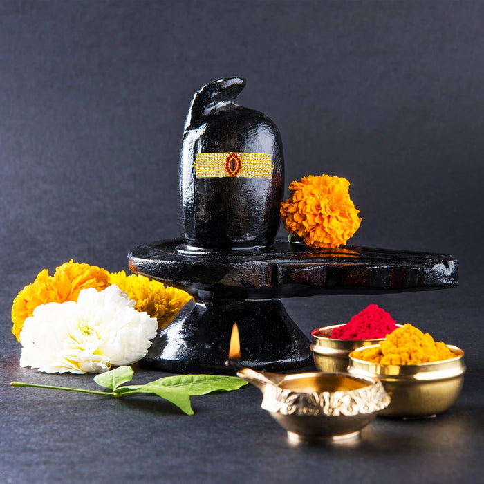 Vibuthi Pattai  - 1 x 4 Inches |  Vibhuti Stone/ Shiva Vibuthi/ Tripundra Tilak for Deity - Head & Face Accessories