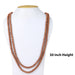 Ruthratcham Malai - 7 to 7.5 MM | 220 Beads Rudraksha Mala/ Rudra Mala/ Kantha Mala for Men and Women - Rudraksha Mala, Pendant, Bracelet