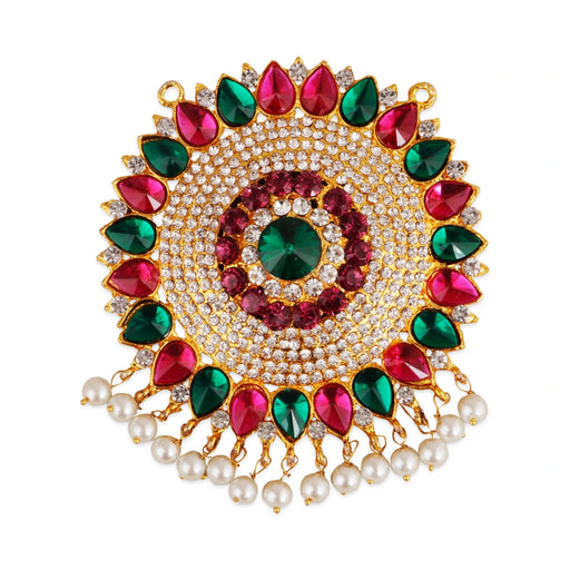 Stone Pendant  - 5 Inches |  Stone Locket/ Design Locket/ Dollar for Deity - Neck & Body Accessories