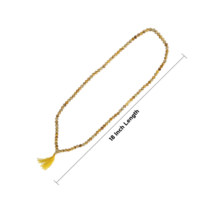 Cat Eye Mala - 18 Inches | 108 Beads / Semi Precious stone Mala / Meditation, Japa & Spiritual Mala - Mala, Pendant