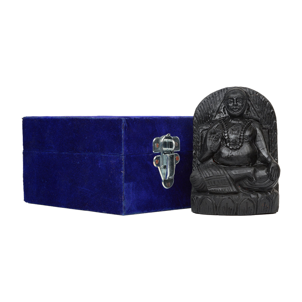 Shaligram - 6 x 4 Inches | Saligrama/ Saligram/ Salagrama Murti for Pooja