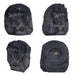Shaligram Murti - 3.5 x 3 Inches | Shaligram God Idol | God Statue | Shaligram Stone - Saligrama Stones & Murties