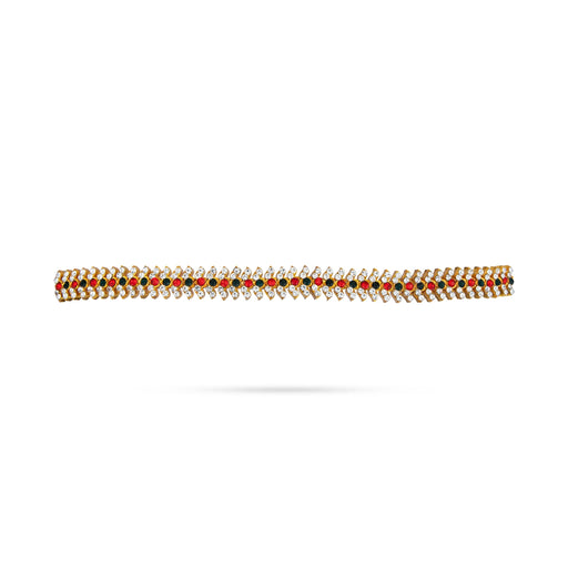 Stone Hip Belt - 8.5 Inches | Stone Waist Belt/ Stone Jewelry/ Artificial Jewellery for Deity - Waist & Leg Accessories