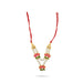 Moti Mala - 2 Inches | Artificial Jewellery / Pearl With Lotus Mala for Deity - Neck & Body Accessories