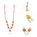 Moti Mala - 3.5 Inches | White Pearl With Lotus Mala / Artificial Jewellery for Deity - Neck & Body Accessories