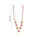 Moti Mala - 3.5 Inches | White Pearl With Lotus Mala / Artificial Jewellery for Deity - Neck & Body Accessories