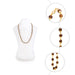 Rudraksha beads Mala - 12 Inches | Gold Cup Rudraksha Mala / Rudraksha Necklace / Mala for Men & Women - Rudraksha Mala, Pendant, Bracelet