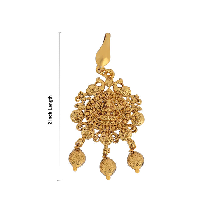 Nethi Chutti - 2 Inches | Maang Tikka / Artificial Jewellery / Tikka for Women - Ethnic Wear Accessories