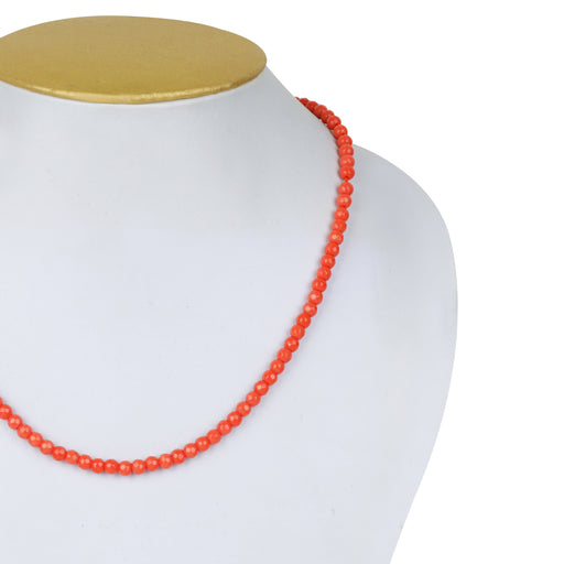 Crystal Mala - 7 Inches Orange | Clear Quartz Mala/ Jewellery for Men & Women/ Assorted Colour - Mala & Pendant