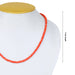 Crystal Mala - 7 Inches Orange | Clear Quartz Mala/ Jewellery for Men & Women/ Assorted Colour - Mala & Pendant