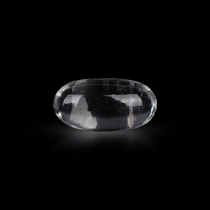 Banalingam - 1.75 x 1 Inches | Sphatik Banalinga Shivling / Spatik Banalingam for Pooja - Sphatik & Semi Precious Stone Murties