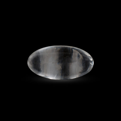 Spatik Banalingam - 2 x 1 Inches | Spatika Banalinga / Banalingam Shivling for Pooja - Sphatik & Semi Precious Stone Murties