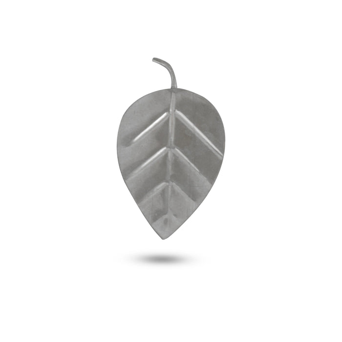 Dhana Leaf - 2 x 1 Inches | Metal Leaf/ Silver Leaf for Pooja - Pooja Thali Accessories