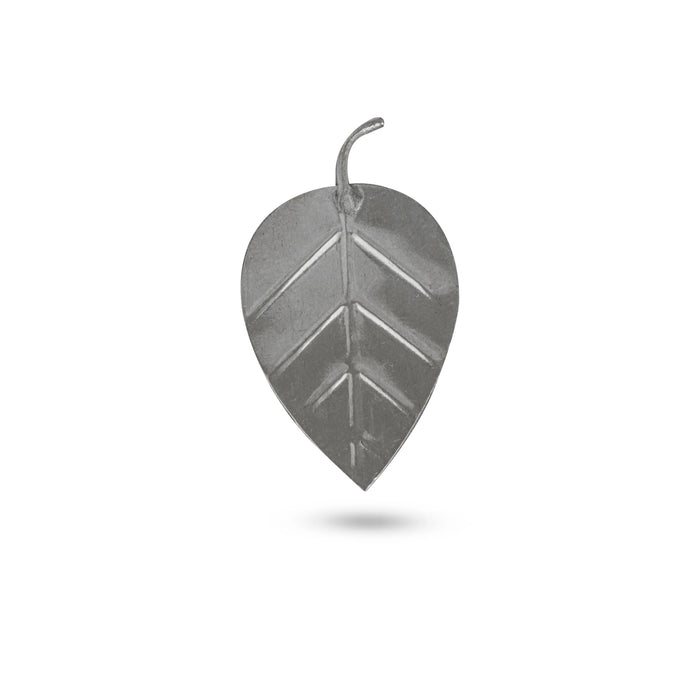 Dhana Leaf - 2 x 1 Inches | Metal Leaf/ Silver Leaf for Pooja - Pooja Thali Accessories