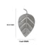 Dhana Leaf - 2 x 1 Inches | Metal Leaf/ Silver Leaf for Pooja - Pooja Thali Accessories