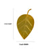 Dhana Leaf - 2 x 1 Inches | Metal Leaf/ Silver & Gold Plated Leaf for Pooja - Pooja Thali Accessories