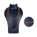 Tulasi Mala with Copper Kambi - 28 Inches | 8 Mm/ 108 Beads Japa Mala/ Kantha Mala for Men & Women - Tulsi Mala, Pendant, Bracelet