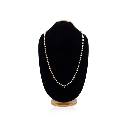 Tulasi Mala With Copper Knot - 21 Inches | 108 Beads Tulsi Kanthi Mala/6mm/Thulsi Mala/ Thulasi Malai For Japa - Tulsi Mala, Pendant, Bracelet