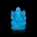 Opel Ganesh Murti - 2 X 1.5 Inches | Ganpati Murti/ Vinayaka Idol/ Crystal Statue For Car Dashboard & Pooja - Sphatik & Semi Precious Stone Murties
