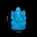 Opel Ganesh Murti - 2 X 1.5 Inches | Ganpati Murti/ Vinayaka Idol/ Crystal Statue For Car Dashboard & Pooja - Sphatik & Semi Precious Stone Murties