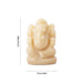 Ganesha Murti Statue - 2.5 x 1.75 Inches | Opal Statue/ Vinayaka Idol for Pooja/ 125 Gms Approx - Sphatik & Semi Precious Stone Murties
