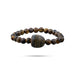 Tiger Eye Beads Bracelet - 2.5 inches | Semi precious Bracelet / Beaded Bracelet for Men & Women - Bracelet