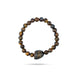 Tiger Eye Beads Bracelet - 2.5 inches | Semi precious Bracelet / Beaded Bracelet for Men & Women - Bracelet