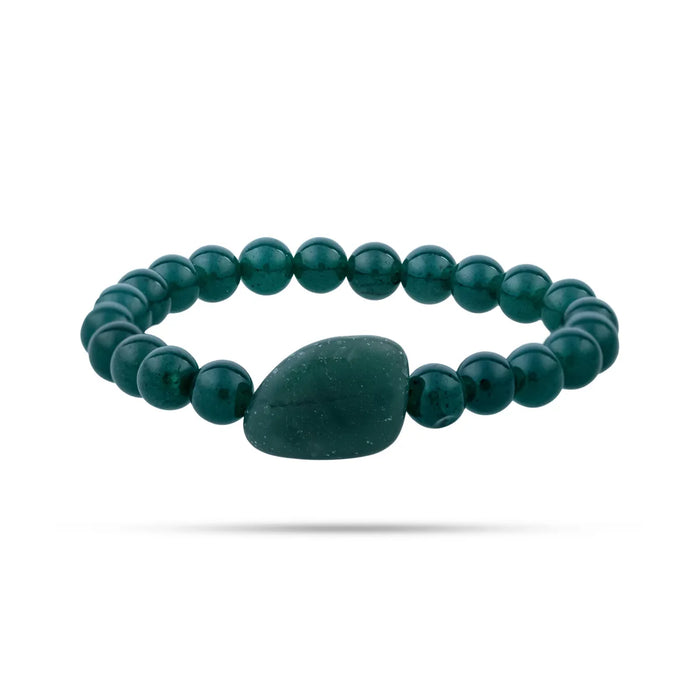 Jade Bracelet - 2.5 inches |Semi Precious Bracelet/ Beaded Bracelet for Men & Women - Bracelet