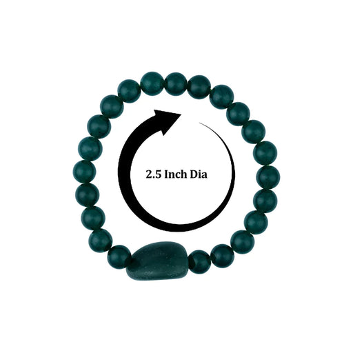 Jade Bracelet - 2.5 inches |Semi Precious Bracelet/ Beaded Bracelet for Men & Women - Bracelet