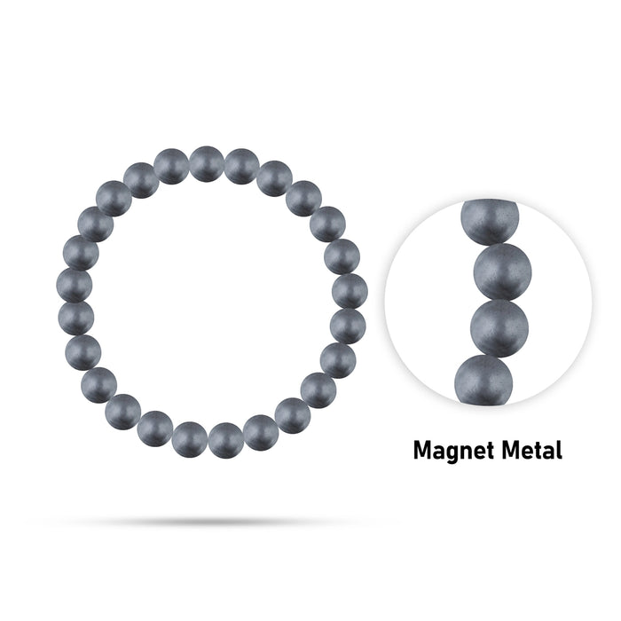 Bracelet - 2.5 Inches | Hand Band / Magnet Metal Hand Bracelet for Men & Women - Bracelet