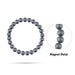 Bracelet - 2.5 Inches | Hand Band / Magnet Metal Hand Bracelet for Men & Women - Bracelet