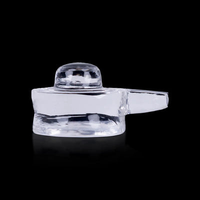 Spatika Lingam - 1 X 1.25 Inch | Spatika Shiva Lingam/ Spatika Shivling For Pooja And Worship